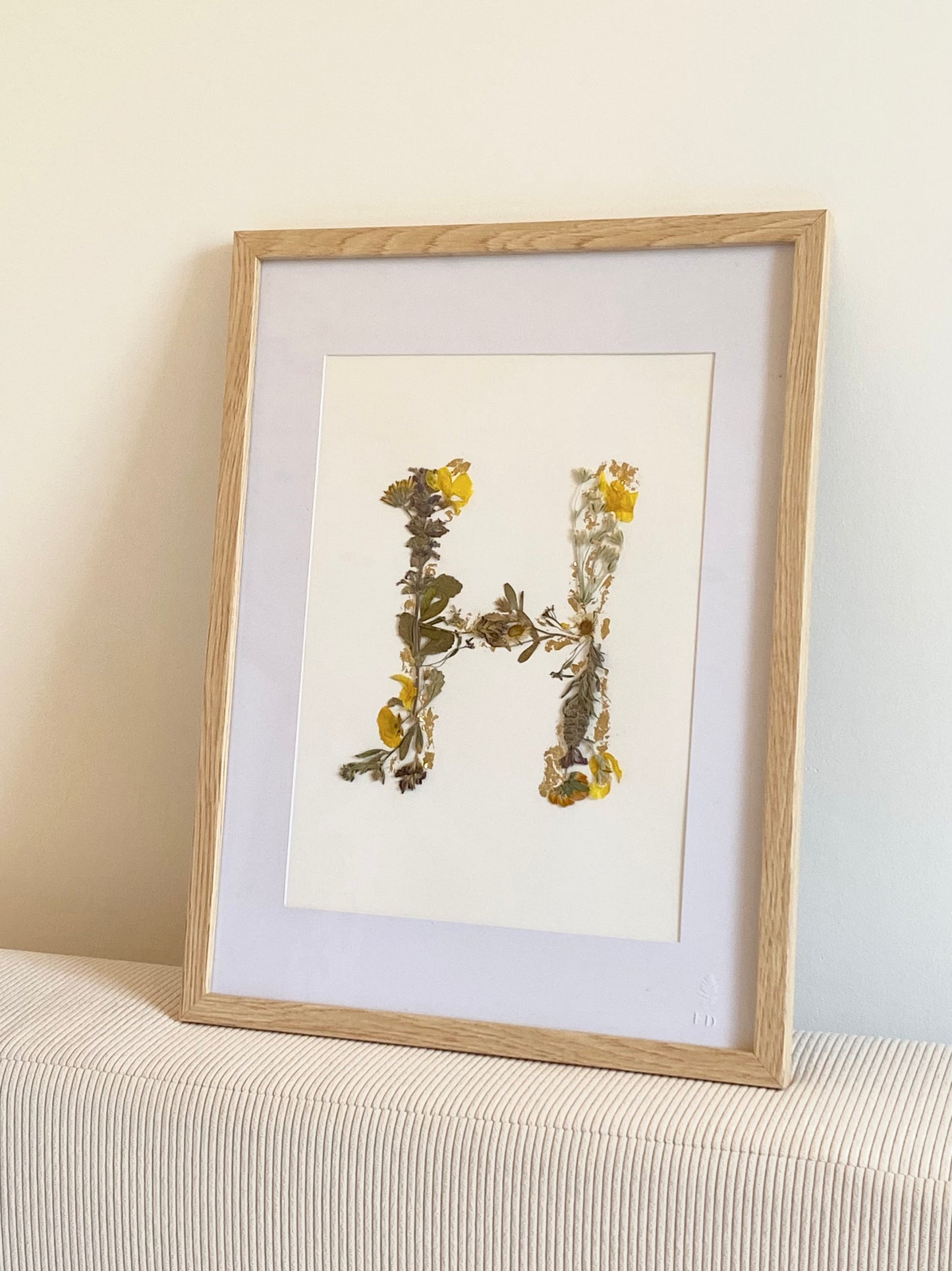La Lettre Dorée, Format 30x40cm